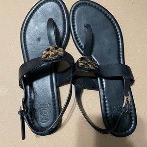 Black Tory Burch sandals